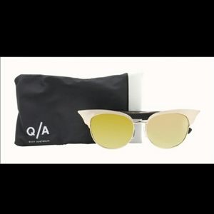 Quay Australia Accessories - Quay Australia Sunglasses, Gold Cat Eyes Quay Australia Accessories - Quay Australia Sunglasses, Gold Cat Eyes